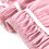 Jupe de lit en polyester rose, pour lit simple, retombée de 38 cm (15 pouces). 4