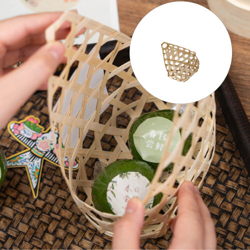 Elegant Bamboos Storage Basket For Displaying Bread Or 1