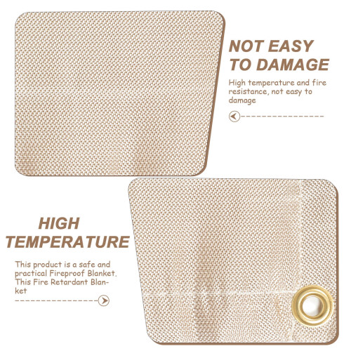 Fireproof Fiberglass Mat 50x50cm 2