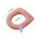Universell toalettsetepute – rosa korallfleece, 3