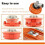 Trimmerhode med bumpfeed 2,4 mm universal bensintrimmer 5