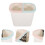 White Plastic Pedal Bin – Compact Kitchen Waste Bin 4