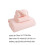 Ensemble de serviettes de bain en velours corail rose 3 pièces 3
