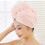 Ensemble de serviettes de bain en velours corail rose 3 pièces 5