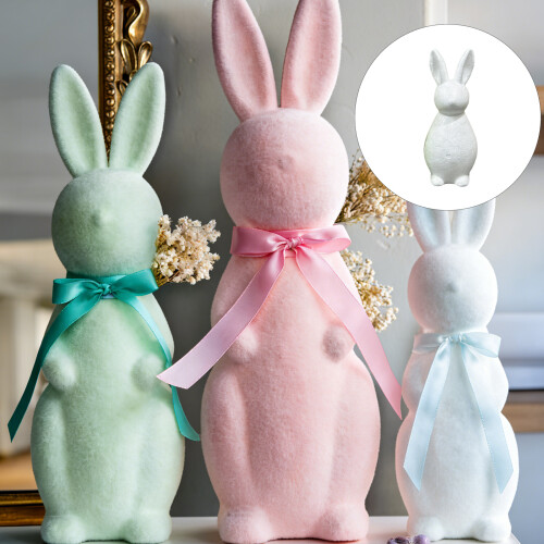 Toile de lapins en mousse faite à la main-20cm sans les mains 2
