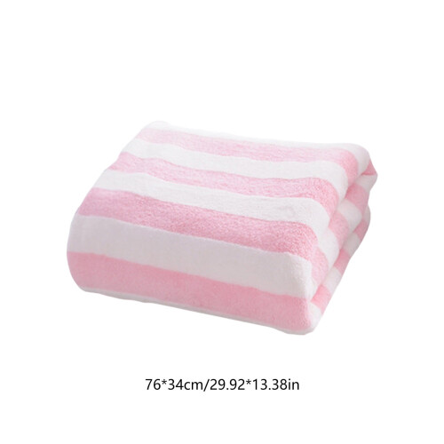 Serviette de bain extra-large en coton, douce et absorbante, 75 x 35 cm 1