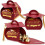 Stylish Paper Graduation Cap Decorative Box Ideal For-Red 5