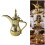 Multipurpose Middle Eastern Dallah Coffee Pot-Gold 26OZ 3