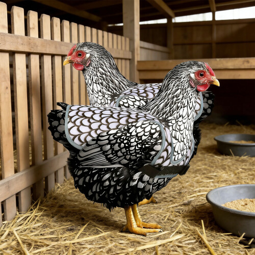 Air Permeable Back security For Fowl Durable Fabric Build-Blue 2
