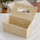Rechthoekige tissueboxhouder van rotan. 5