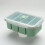 Silicone Lunch Box Soup Freezer Container with-Green 1 7