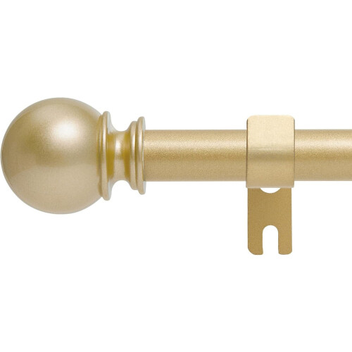 Varão de cortina ajustável em aço inoxidável dourado, de 71 a 122 cm (28 a 48 polegadas). 1