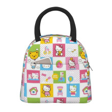 Geïsoleerde Hello Kitty lunchtas met voorvak