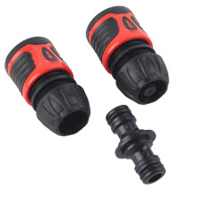 Raccord rapide pour tuyau d'arrosage (3 pièces)