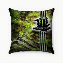 Monster Energy párnahuzat fonott poliészterből, 45x45 cm