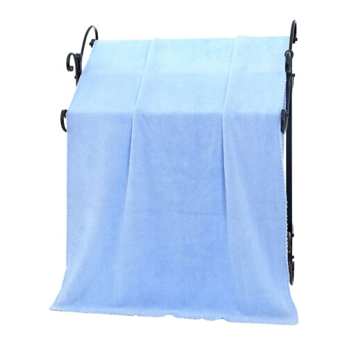 Large bath towels blue 27 x 54 inches