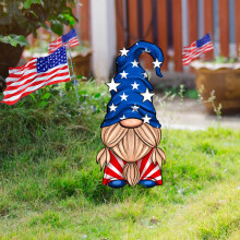 Décoration de jardin extérieure pour le 4 juillet (1 pièce)