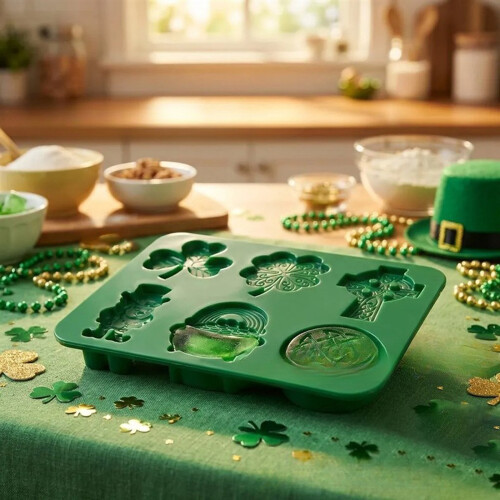 Patricks Day-Themenform für Eiswürfel, Schokolade, Süßigkeiten, 1