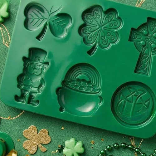 Patricks Day-Themenform für Eiswürfel, Schokolade, Süßigkeiten, 2