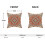 Capas de almofada boho 45x45cm Laranja queimado e cinza, étnicas 5