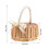Panier de mariage en rotin avec anse – Blanc 2