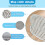 XL reusable mop pads compatible with mainstream sweepers 4