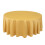 Rund Lamour satengduk i champagnefarget 307 cm 4
