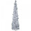 Christmas Tinsel Slim Tree 5FT with Sequins Silver 1