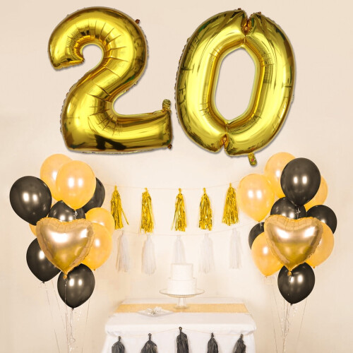 Fóliový balón Gold20th 40Inch 2