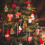 24-delers julepyntsett i akryl: sukkerstenger og 5