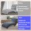 Housse extensible pour chaise longue - Polyester Spandex, lavable en machine 4