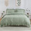 Ensemble de housse de couette à volants Queen 3 pièces en microfibre lavée 5