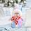 Pluche sneeuwpop 35 cm Zachte kerstdecoratie speelgoed 4