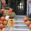 Halloween-seisova lintuhahmo keltainen kangaskoriste 5