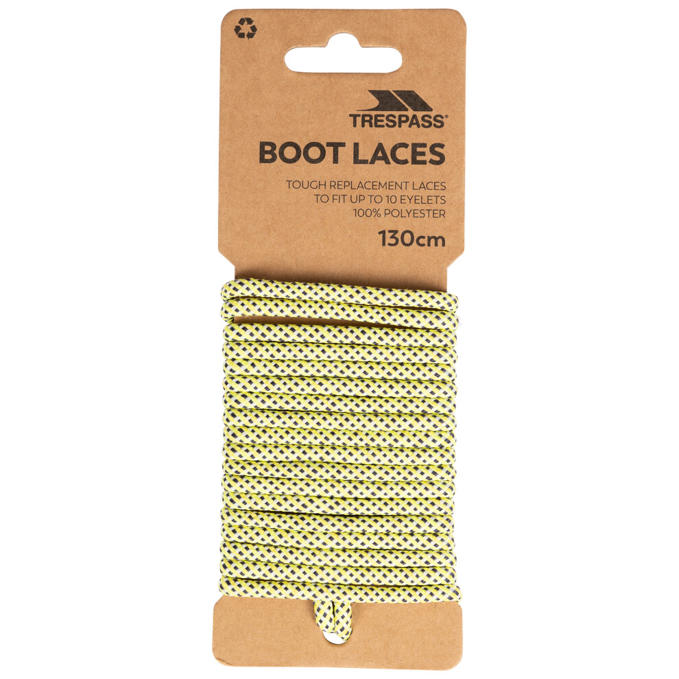 Trespass (Each, ) Walking Boot Laces 130Cm/51In Laces130 Yellow