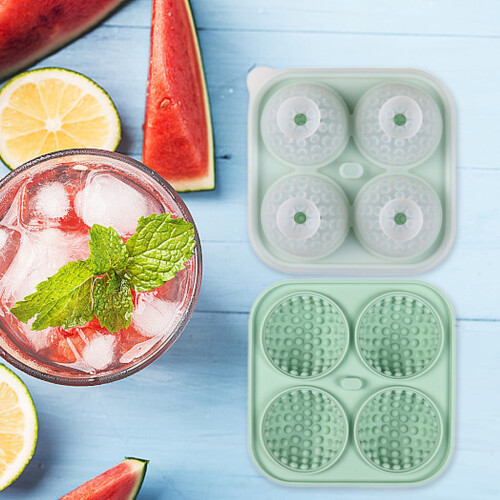 Machine à glaçons en forme de boule de golf – Cocktail au whisky en silicone 1