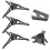 Christmas Tree Stand Black Triangle Tabletop 6 pcs 3