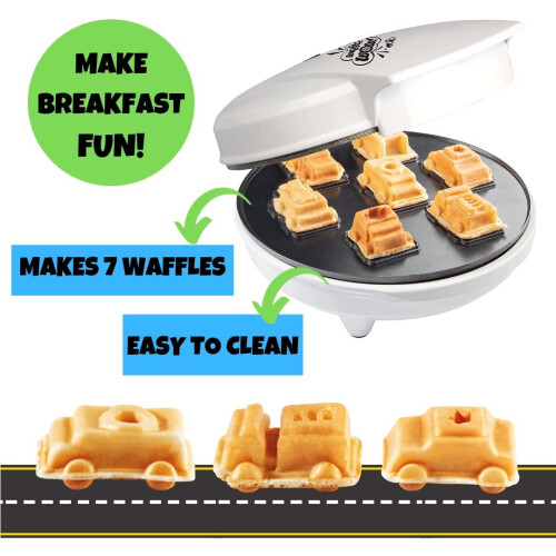 Mini macchina per waffle a forma di auto e camion – 7 forme di veicoli 2
