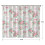 Duschvorhang mit Blumenmuster, 213 x 183 cm, wasserdichtes Polyester 5