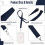 30 Navy Blue Breakaway Lanyards with J Hook, 18.9 in 2