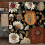 Boho blommig duschdraperi 135x180 cm polyester med krokar 2