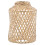 Paralume in bambù beige 11x11x9,5 cm, stile rustico 4