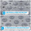Tapis de baignoire antidérapant gris extra long avec ventouses 3
