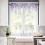 Set di tende da cucina in eucalipto viola, 3 pezzi, 54x36 3