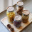 4 tapas de tarros Mason de boca ancha de madera de acacia 3