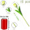 15 tulipas artificiais de seda de 35 cm 2