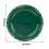 Στρογγυλά πλαστικά πιάτα Hunter Green 10" (Συσκευασία των 10) 3