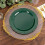 Στρογγυλά πλαστικά πιάτα Hunter Green 10" (Συσκευασία των 10) 4