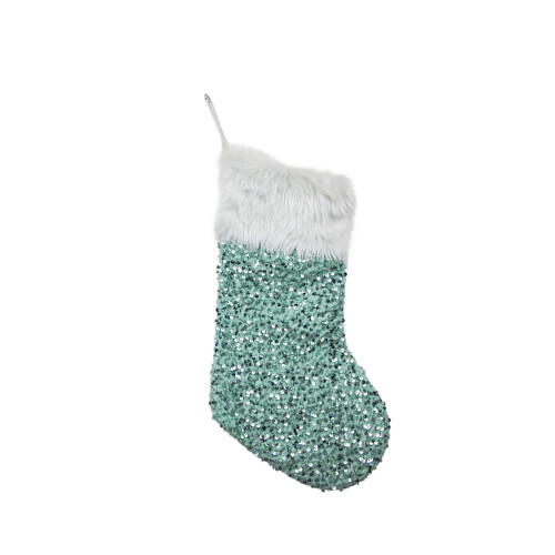 Ornament de Crăciun din material nețesut, verde, 44 cm 1