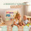 Ξύλινη παιδική βιβλιοθήκη Montessori 3 επιπέδων 3